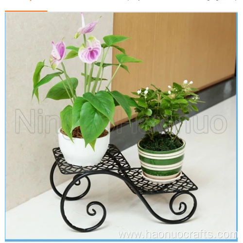 Metal Painting Flower Pot Frame Stand metal bicycle